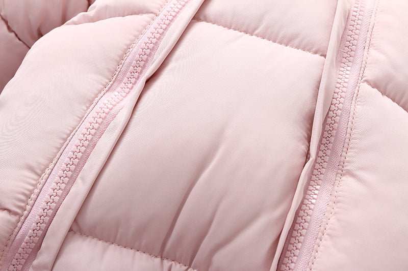 Baby Winter Snowsuit Hooded Coat Double Zipper Fur Collar - Jaden's Brand