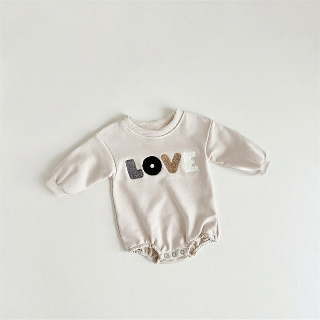 Love Organic Cotton Baby Romper