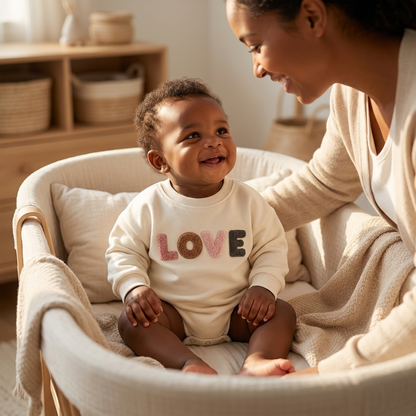 Love Organic Cotton Baby Romper